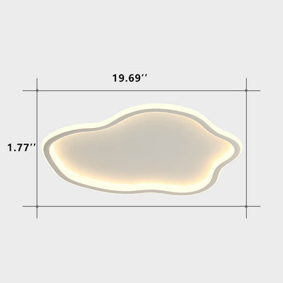 Modern Creative Cloud 1-Light LED Flush Mount Ceiling Light