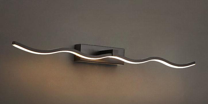 Moderne Wellen 1-Licht LED Spiegel Front Wandleuchte 