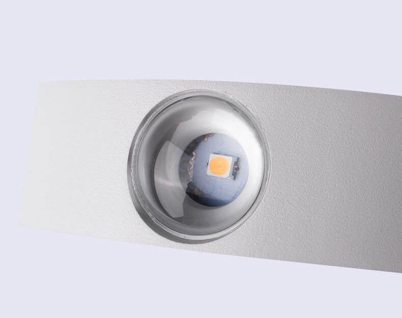 Modern Aluminum Wave LED Waterproof Outdoor Wall Sconce Lamp