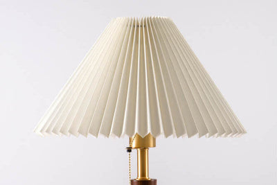 Retro Plissierter Zugschalter 1-Licht Tischlampe 