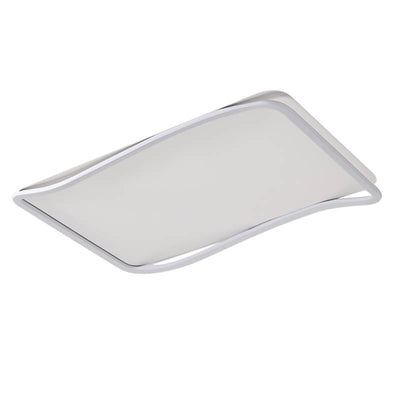 Minimalist Rectangular Aluminum LED Flush Mount Ceiling Light