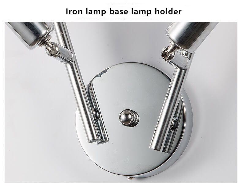Simple Iron 4-Light Track Adjustable Spotlight Flush Mount Ceiling Light