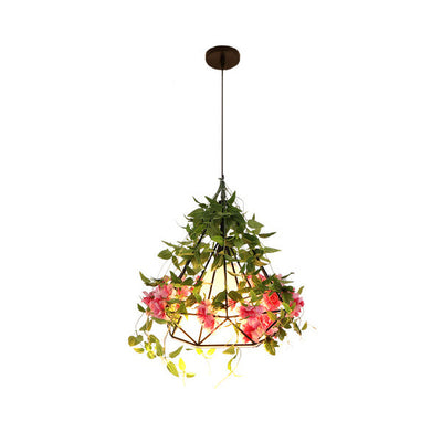 Modern Nordic Creative Simulation Cherry Blossom 1-Light Pendant Light