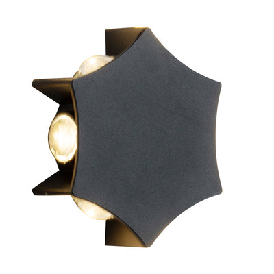 Modern Creative Lid Shape LED Outdoor Waterproof Wall Sconce Lamp