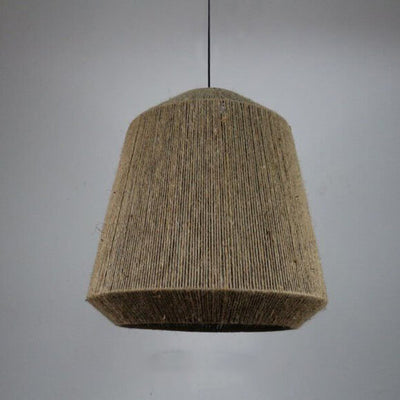 Hemp Rope Weaving 3-Light Barrel Pendant Light