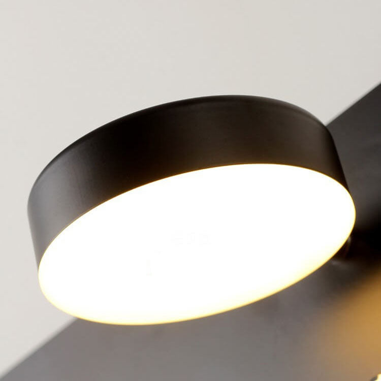 Moderne Eisen Quadrat LED USB Wiederaufladbare Wandleuchte 