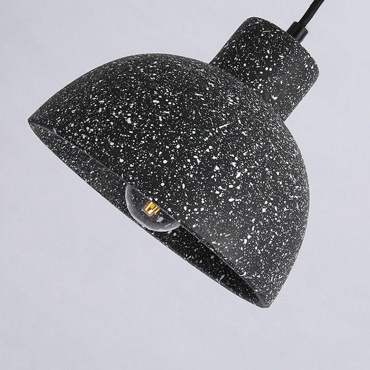 Industrial Vintage Cement  Dome 1-Light Pendant Light