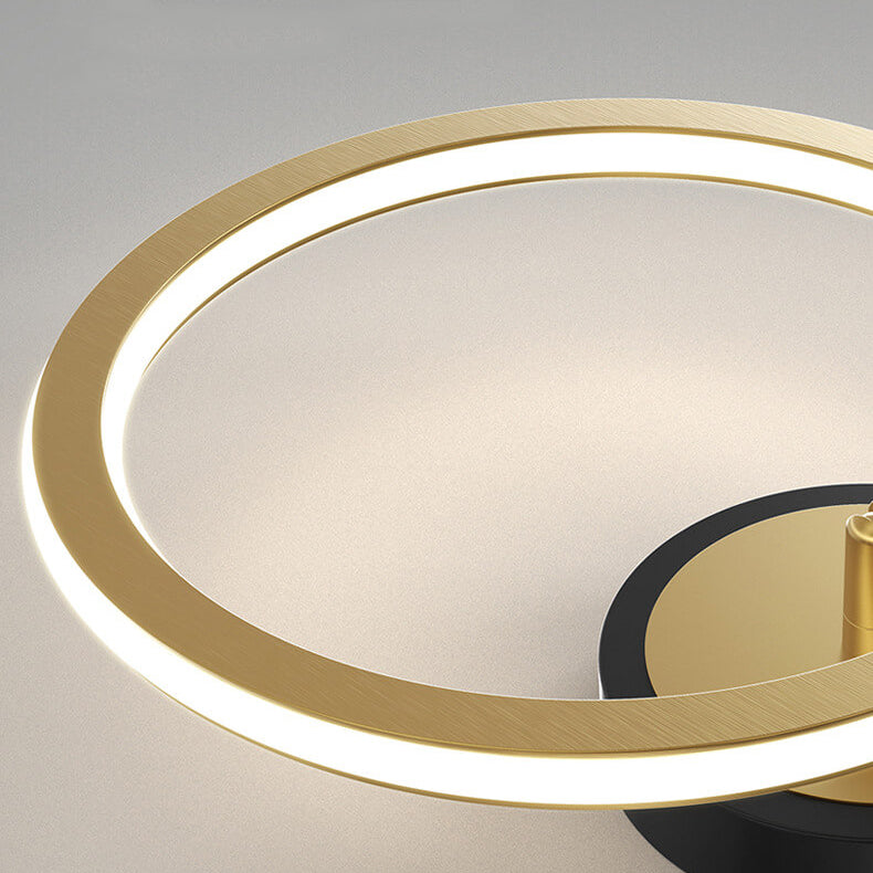 Moderne minimalistische runde LED-Spot-Wandleuchte 