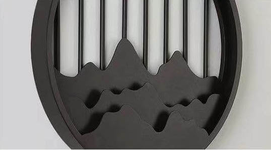 Applique murale étanche à LED ronde pour extérieur au design moderne 