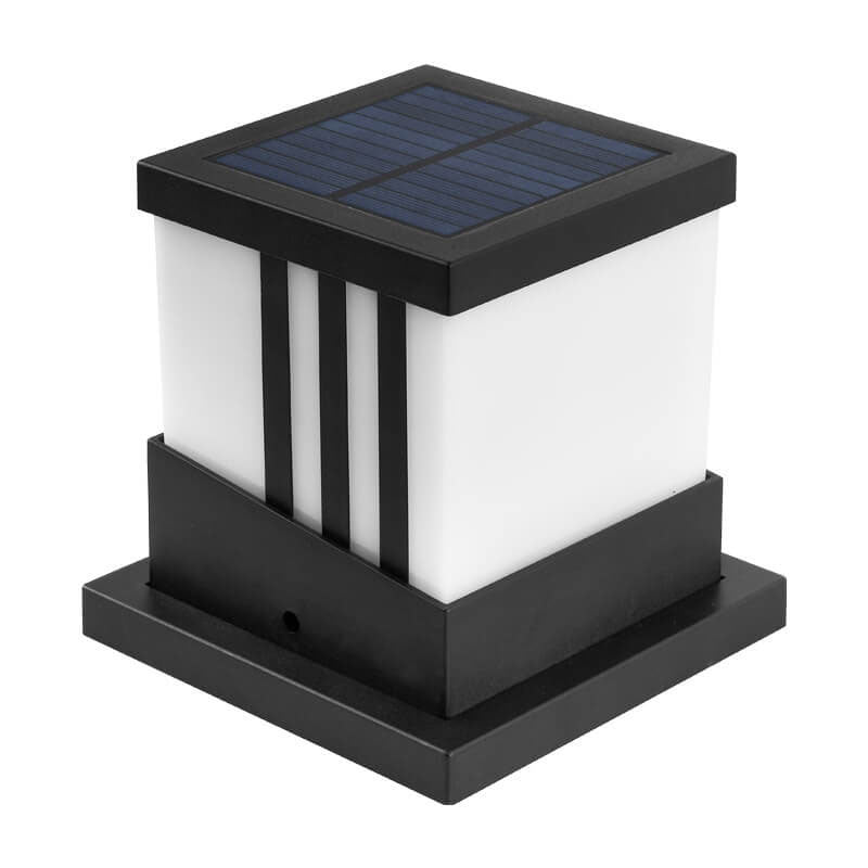 Solar Square Post Cap Light LED Outdoor Waterproof Post Light