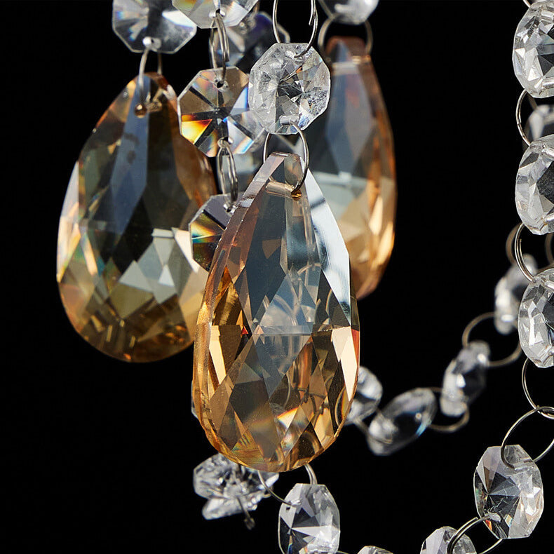 Moderne Luxus Kristall Hängedome 1-Licht Pendelleuchte 