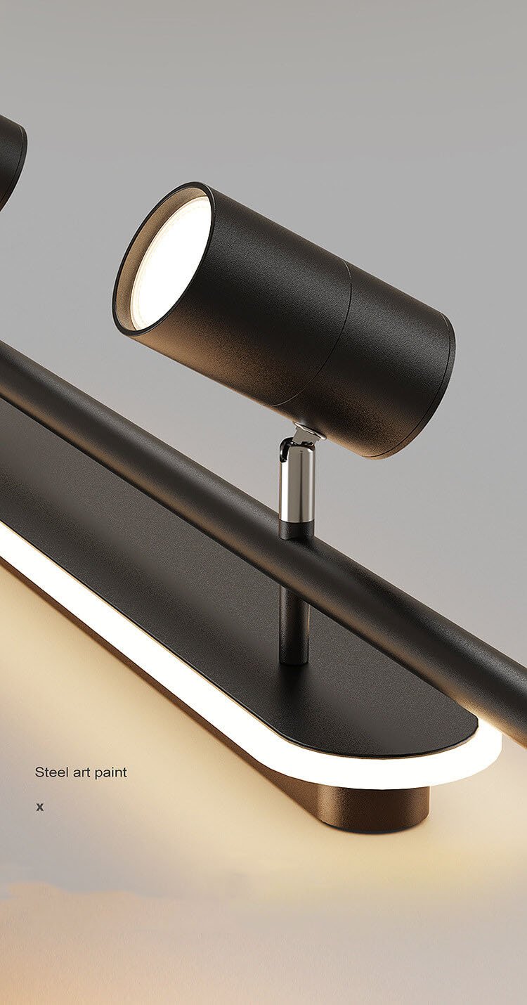 Modern Minimalist Tubular 5-Light LED Track Light