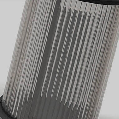 Lámpara de piso para jardín impermeable LED de columna de vidrio de acero inoxidable moderna 