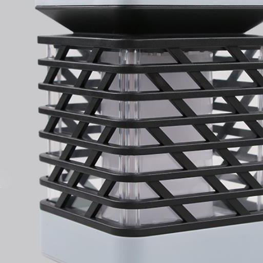 Lumière de torche solaire à flamme carrée LED pour jardin et pelouse décorative suspendue 