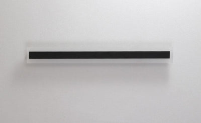 Minimalistische, längliche, stabförmige 1-Licht LED Acryl Außen wasserdichte Wandleuchte 