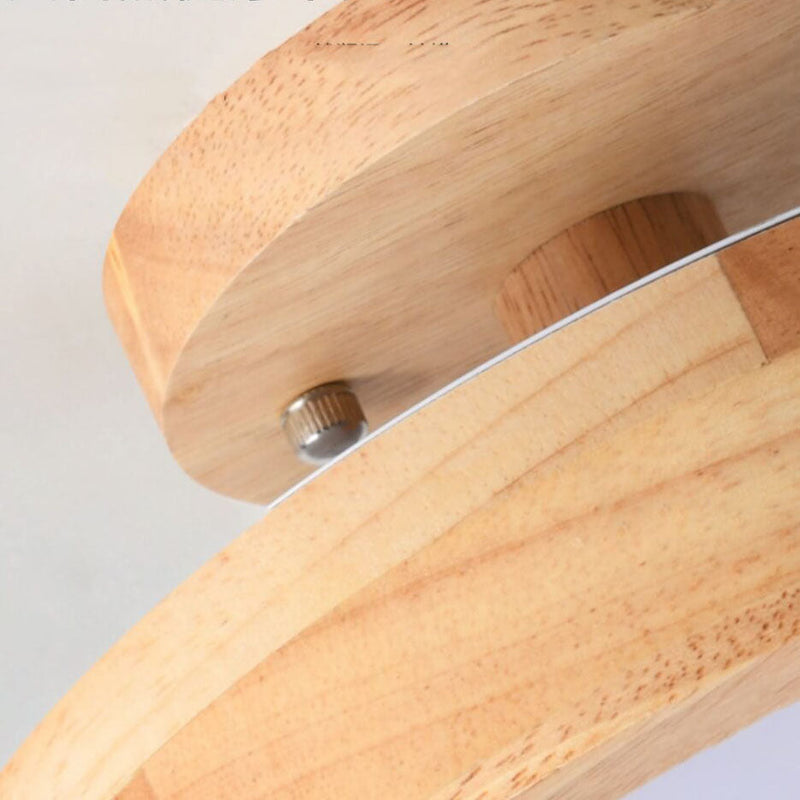 Plafonnier LED rond nordique semi-encastré 