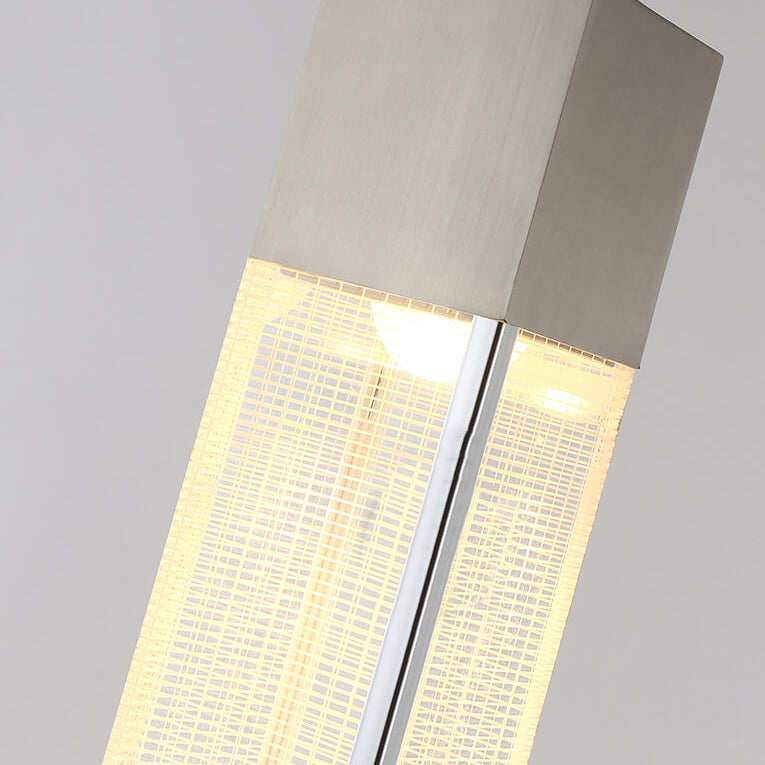 Modern  Acrylic Long Bar Column LED Standing Floor Lamp