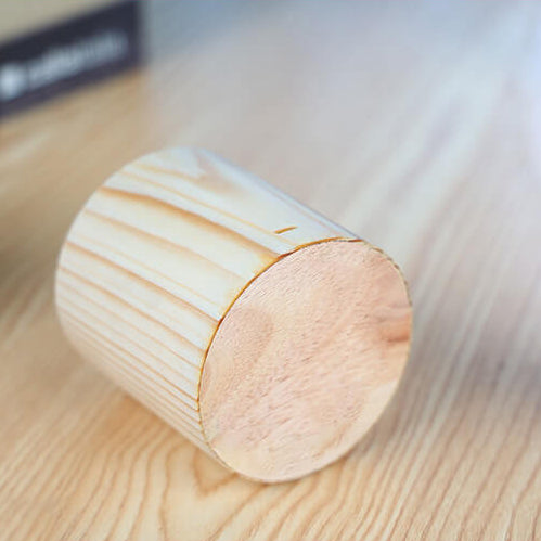 Lámpara de Mesa Táctil LED de Madera Creativa 