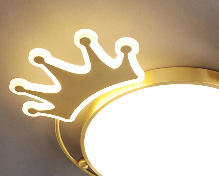 Nordic Creative Crown LED-Deckenleuchte mit LED-Unterputzmontage 