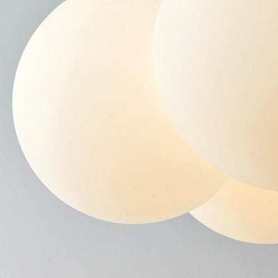 Nordic Creative White Bubble Acrylic 4/8 Light Chandelier
