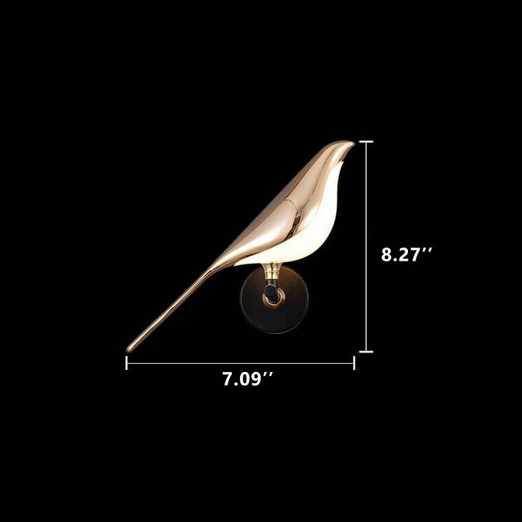 Moderner kreativer Vogel 1/2 Licht LED drehbare Wandleuchte 