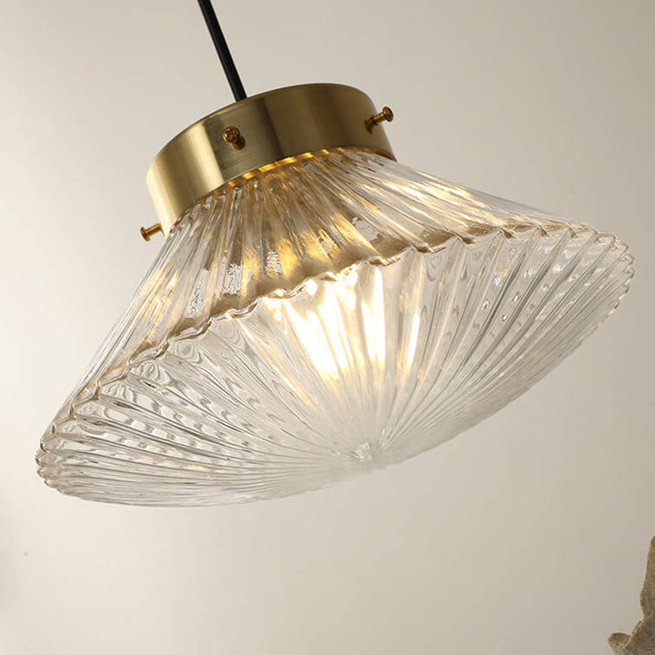 Suspension Luminaire Vintage en Verre Blanc Lait 1-Lumière 