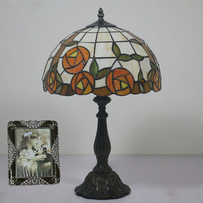 Tiffany Zinc Alloy Color 1-Light Table Lamp