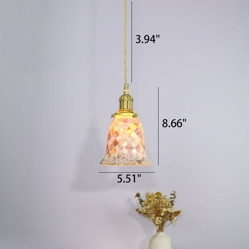 Nordic Simple Shell Three Designs 1-Light Pendant Light