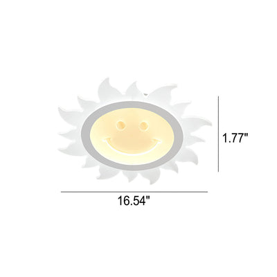Creative Cartoon Smiley Sun LED-Deckenleuchte für bündige Montage
