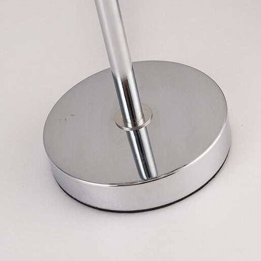 Moderner minimalistischer Glassäulen-Schirm 1-Licht Tischlampe 