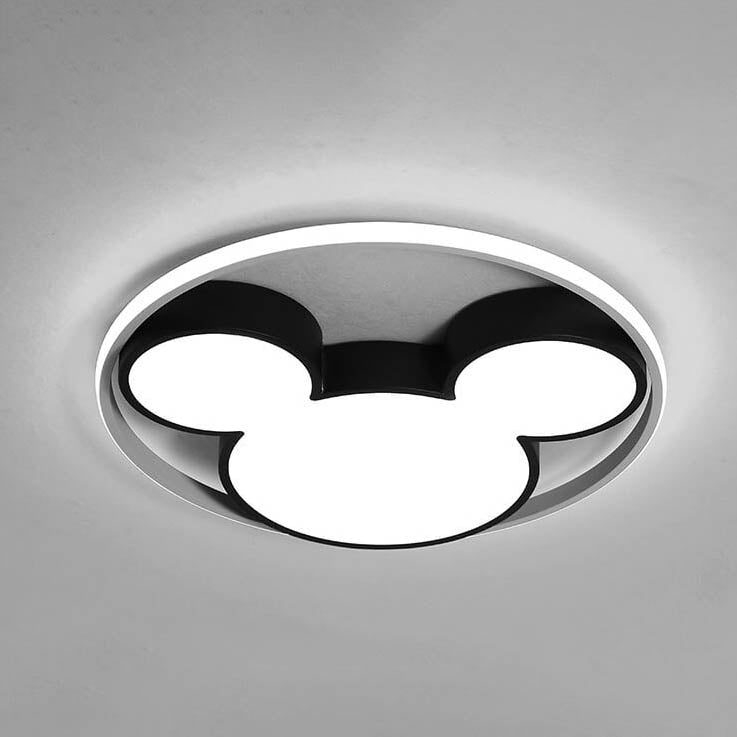Cartoon Mouse LED Flush Mount Ceiling Light