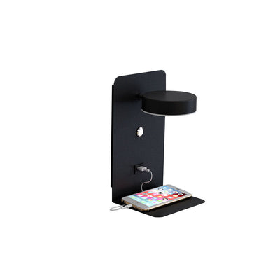Moderne Eisen Quadrat LED USB Wiederaufladbare Wandleuchte 