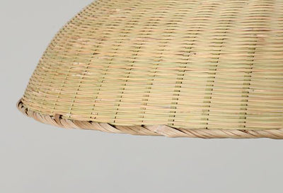 Bambus Weberei Flaschenform 1-Licht Chinesischer Stil Pendelleuchte 