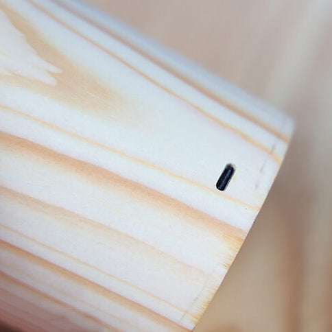 Lámpara de Mesa Táctil LED de Madera Creativa 