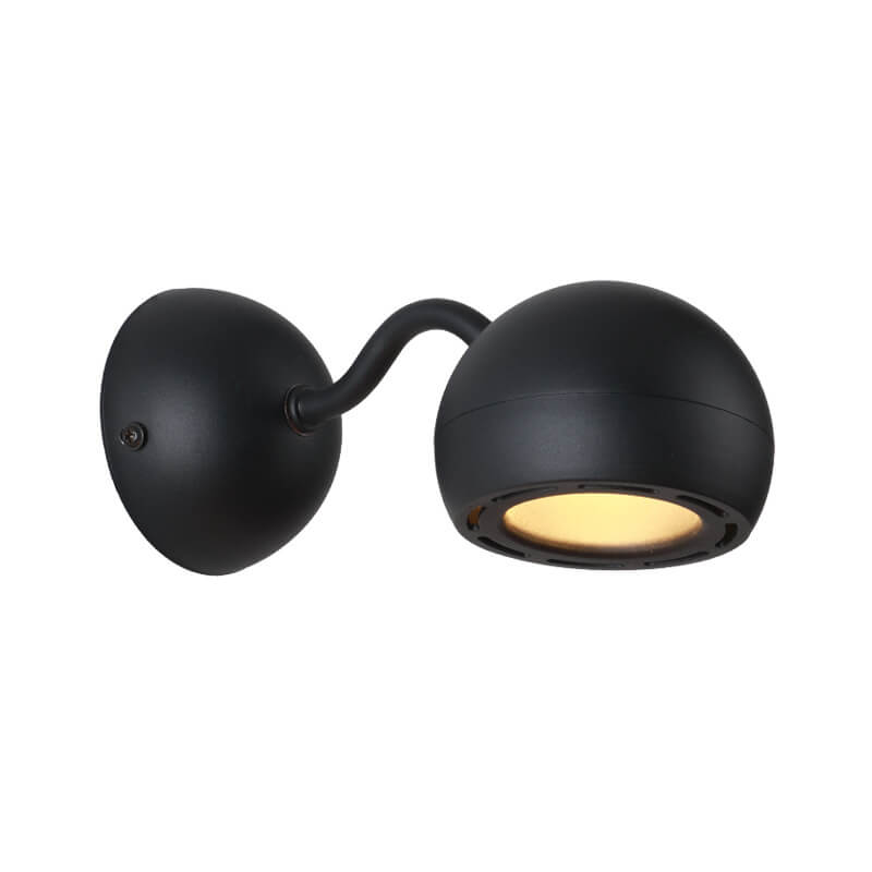 Minimalist Iron Dome Shade Mini Rotatable LED Wall Sconce Lamp