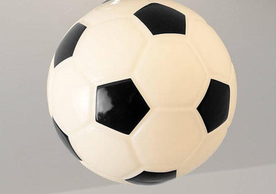 Plafonnier semi-encastré à 1 lumière en verre de football de basket-ball créatif 