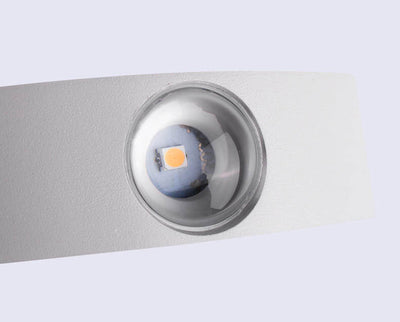 Modern Aluminum Wave LED Waterproof Outdoor Wall Sconce Lamp