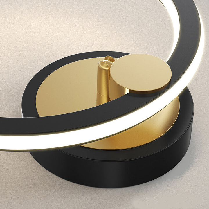 Moderne minimalistische runde LED-Spot-Wandleuchte 