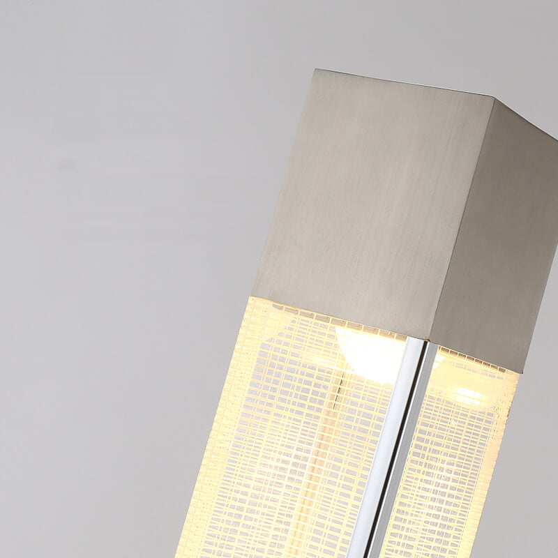 Modern  Acrylic Long Bar Column LED Standing Floor Lamp