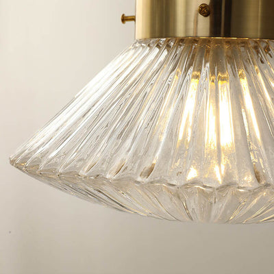 Vintage Milk White Glass Jar 1-Light Pendant Light