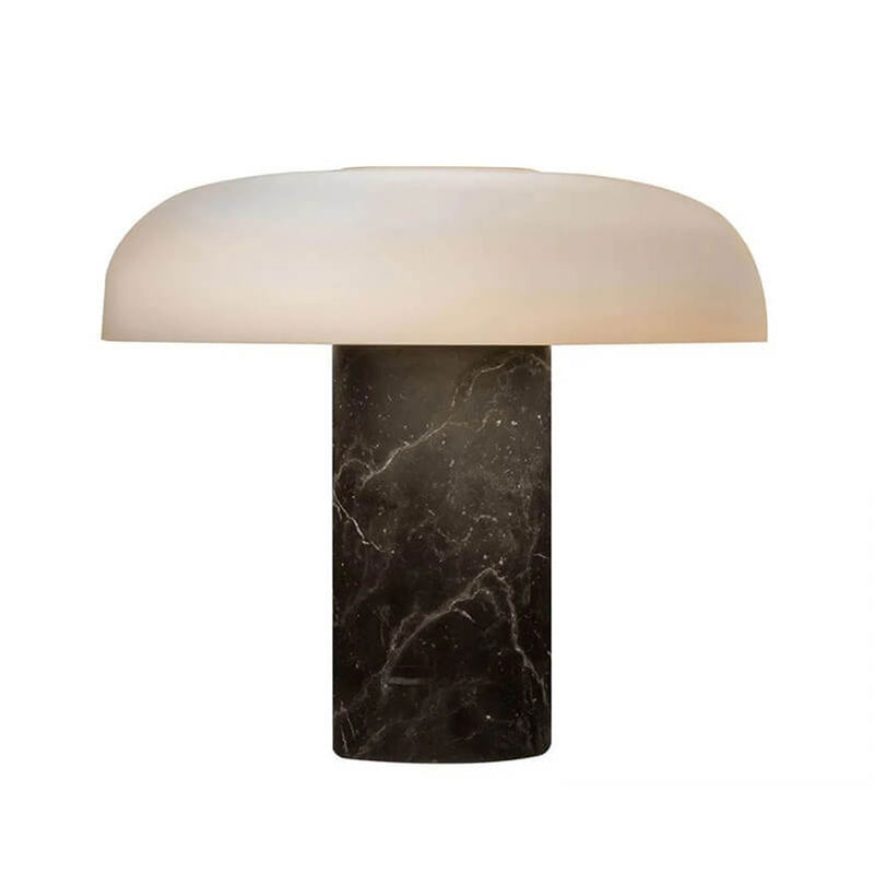 Postmodern Luxury Marble Mushroom Design LED Table Lamp