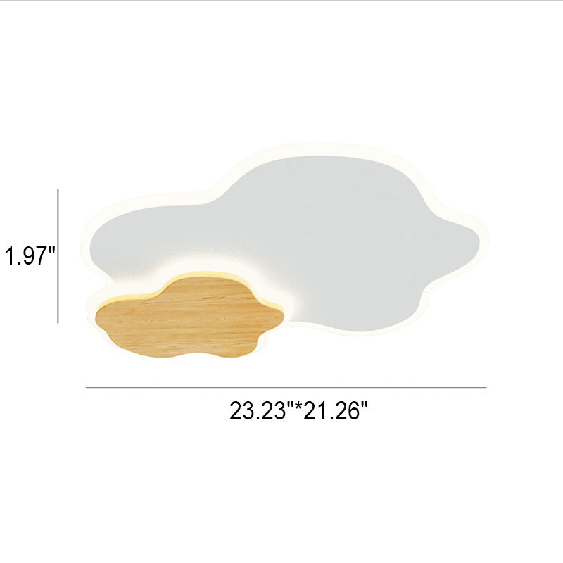 Japanische minimalistische Cloud Log Acryl-LED-Unterputzbeleuchtung