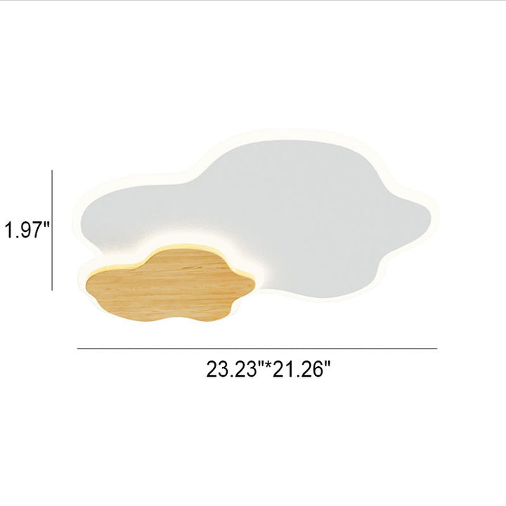 Japanische minimalistische Cloud Log Acryl-LED-Unterputzbeleuchtung