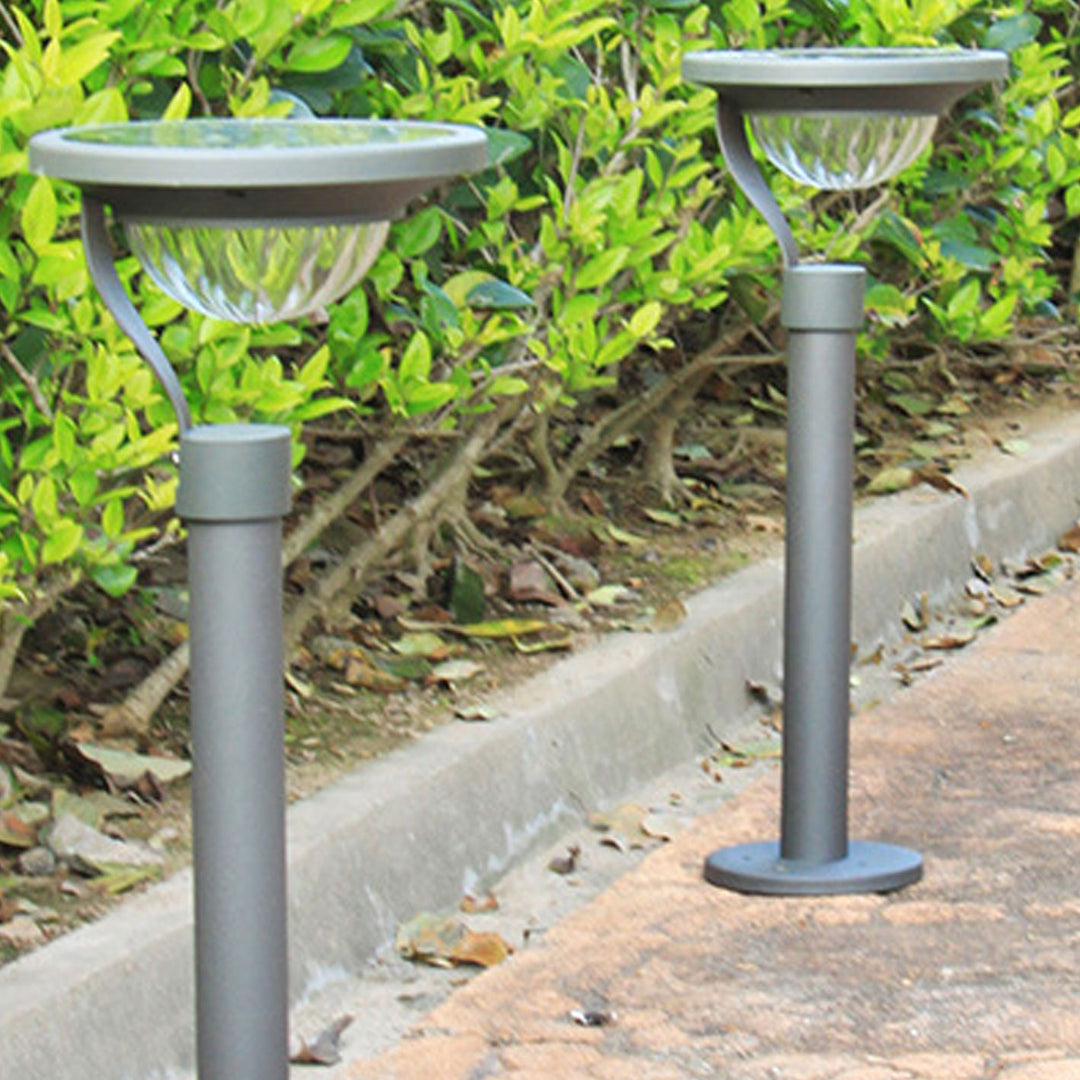 Luz de jardín solar LED impermeable de uso dual moderna de piso a techo para exteriores 
