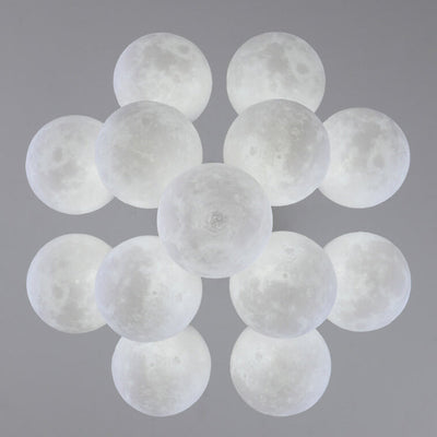 Nordic 3D Moon Planet 5/13 Light Chandelier