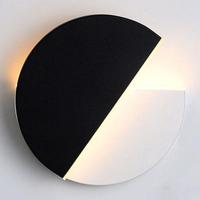 Modern Round Splicing 1-Light LED Rotatable Wall Sconce Lamp