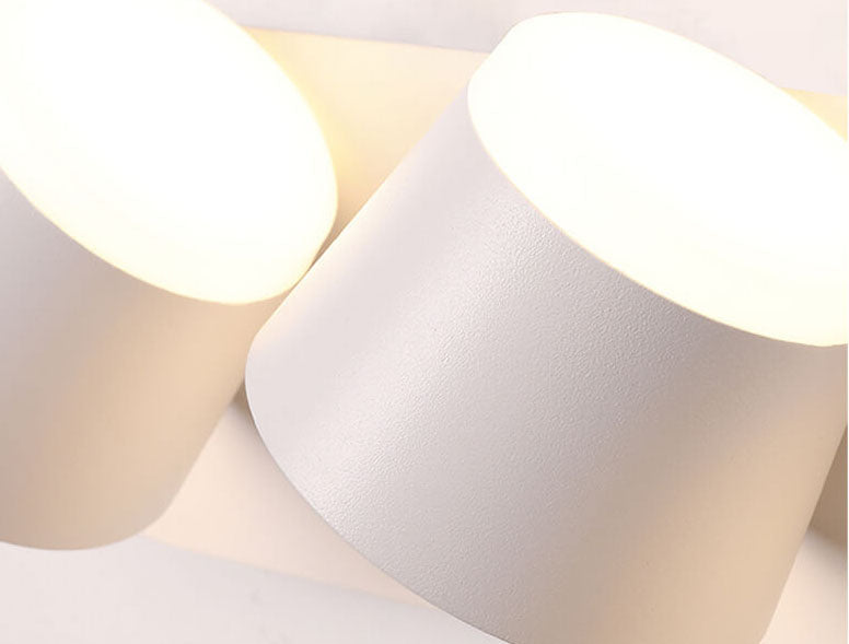 مصباح حائط LED بظل أسطواني دوار نورديك 1/2/3 
