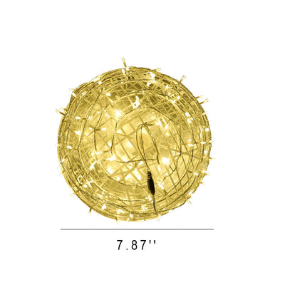 Boule enchevêtrée LED extérieure étanche décorative pour jardin 