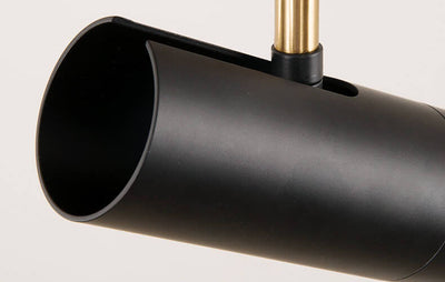 Lampe suspendue moderne et minimaliste à 1 lumière LED dorée