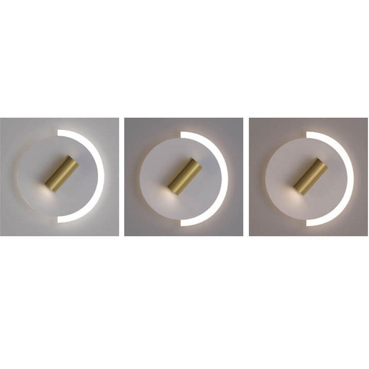 Moderner minimalistischer Acrylscheiben-Spot, drehbare LED-Wandleuchte 